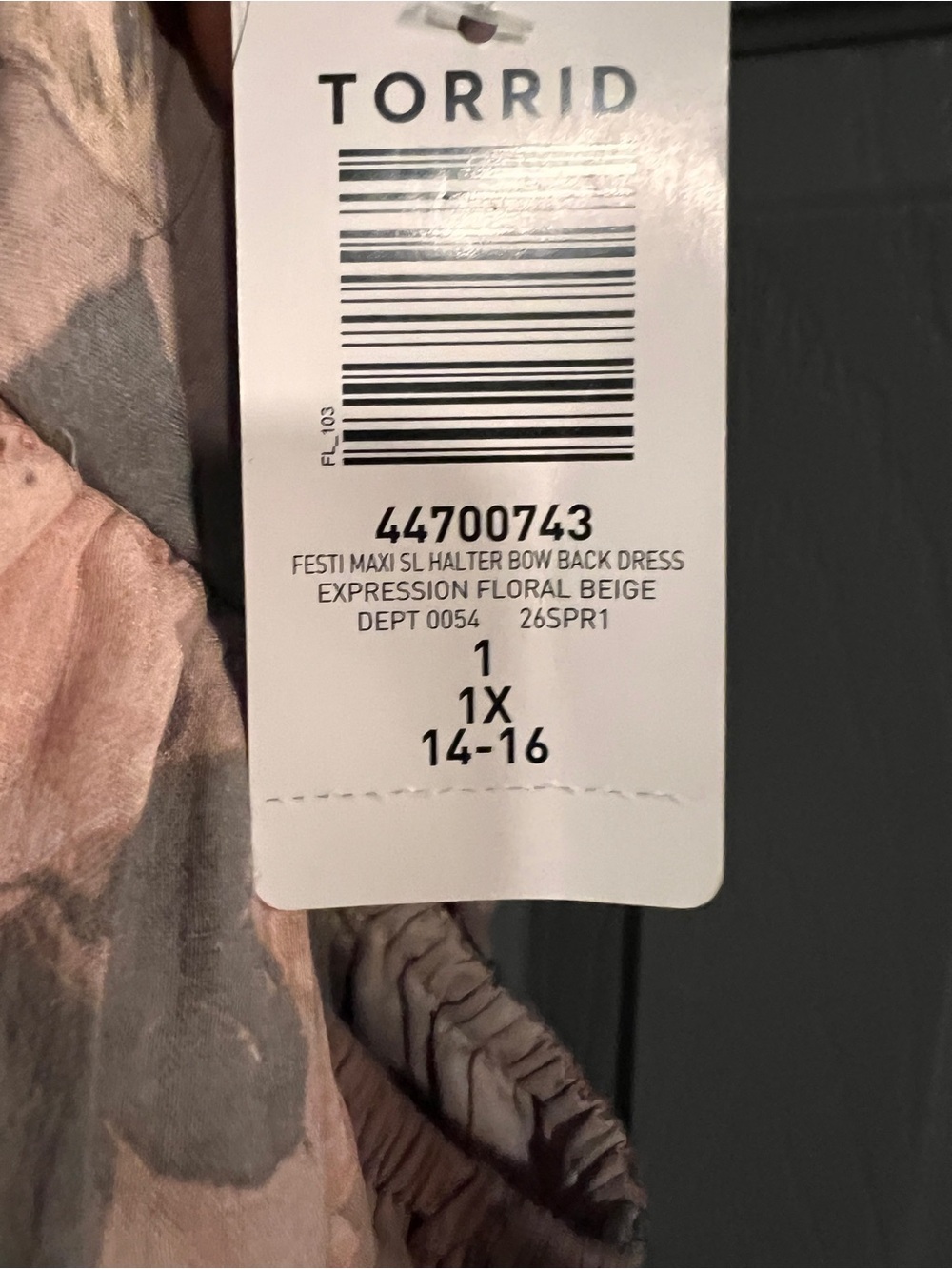 Torrid Festi Cross-Front Halter Maxi Dress - Picture 6 of 6